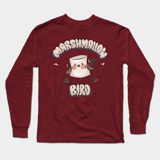 Marshmallow Bird Long Sleeve T-Shirt